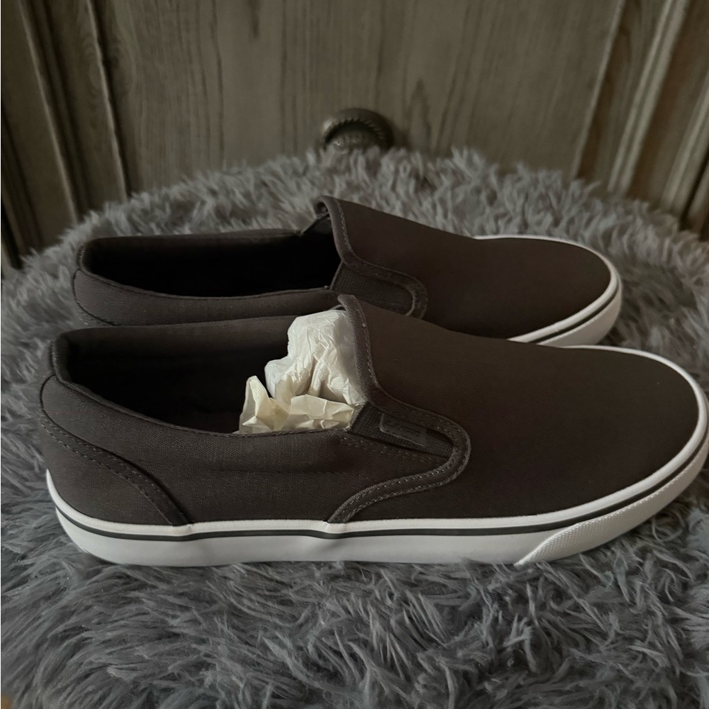 Lugz Men's Charcoal Slip-On LoafersSize 10.5 - Picture 2 of 7